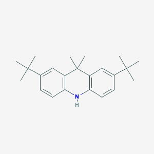2,7-Di-tert-butyl-9,9-dimethyl-9,10-dihydroacridine chemical structure (CAS 1257413-12-9)