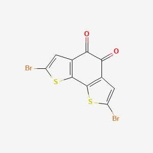 2,7-Dibromobenzo[1,2-b:6,5-b']dithiophene-4,5-dione chemical structure (CAS 1258459-49-2)