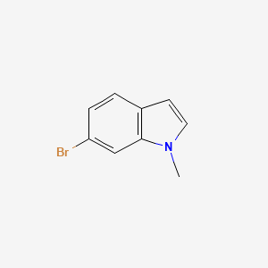 6-Bromo-1-methyl-1H-indole chemical structure (CAS 125872-95-9)