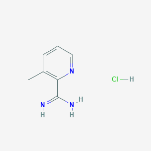 3-Methylpicolinimidamide hydrochloride chemical structure (CAS 125903-77-7)
