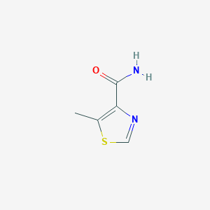 5-Methylthiazole-4-carboxamide chemical structure (CAS 1259058-14-4)