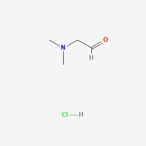2-(Dimethylamino)acetaldehyde hydrochloride chemical structure (CAS 125969-54-2)