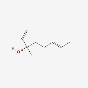 (S)-3,7-Dimethylocta-1,6-dien-3-ol chemical structure (CAS 126-90-9)