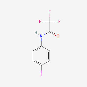 2,2,2-Trifluoro-N-(4-iodophenyl)acetamide chemical structure (CAS 126063-08-9)