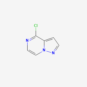 4-Chloropyrazolo[1,5-a]pyrazine chemical structure (CAS 1260665-84-6)