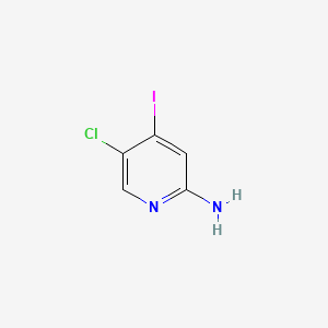5-Chloro-4-iodopyridin-2-amine chemical structure (CAS 1260667-65-9)