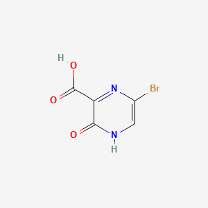 6-Bromo-3-hydroxypyrazine-2-carboxylic acid chemical structure (CAS 1260667-67-1)