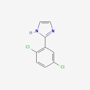 2-(2,5-Dichlorophenyl)-1H-imidazole chemical structure (CAS 1260677-84-6)