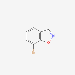 7-Bromobenzo[d]isoxazole chemical structure (CAS 1260751-81-2)