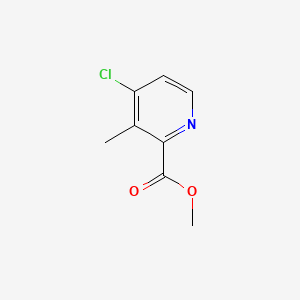 Methyl 4-chloro-3-methylpicolinate chemical structure (CAS 1260764-76-8)