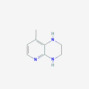 8-Methyl-1,2,3,4-tetrahydropyrido[2,3-b]pyrazine chemical structure (CAS 1260847-57-1)