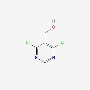 (4,6-Dichloropyrimidin-5-yl)methanol chemical structure (CAS 1260862-85-8)