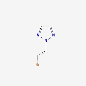 2-(2-Bromoethyl)-2H-1,2,3-triazole chemical structure (CAS 1260901-96-9)