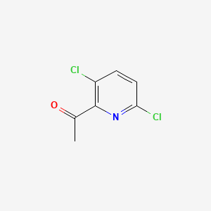 1-(3,6-Dichloropyridin-2-yl)ethan-1-one chemical structure (CAS 1260902-17-7)