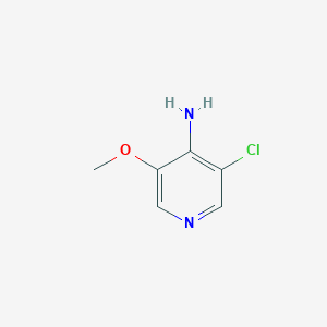 3-Chloro-5-methoxypyridin-4-amine chemical structure (CAS 1261471-70-8)