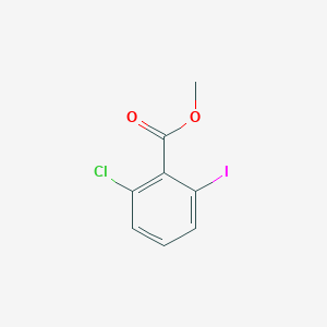 Methyl 2-chloro-6-iodobenzoate chemical structure (CAS 1261559-47-0)