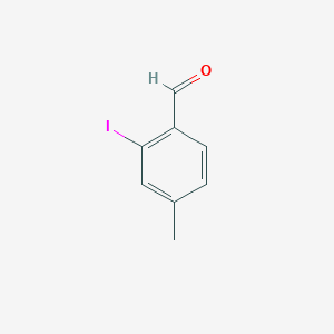 2-Iodo-4-methylbenzaldehyde chemical structure (CAS 126156-28-3)