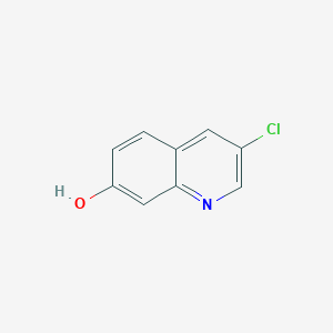 3-Chloroquinolin-7-ol chemical structure (CAS 1261598-11-1)