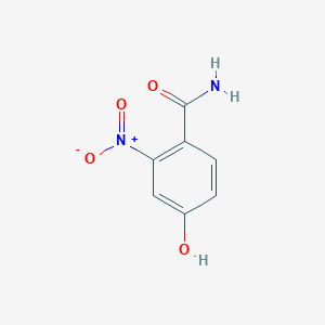 4-Hydroxy-2-nitrobenzamide chemical structure (CAS 1261617-02-0)