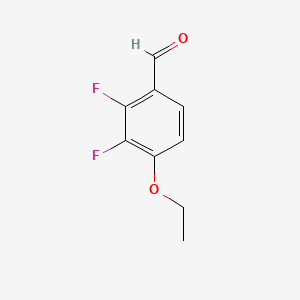 4-Ethoxy-2,3-difluorobenzaldehyde chemical structure (CAS 126162-95-6)