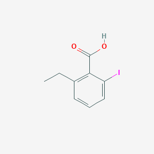 2-Ethyl-6-iodobenzoic acid chemical structure (CAS 1261658-58-5)