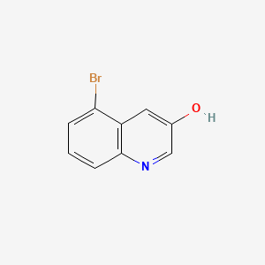 5-Bromoquinolin-3-ol chemical structure (CAS 1261733-77-0)