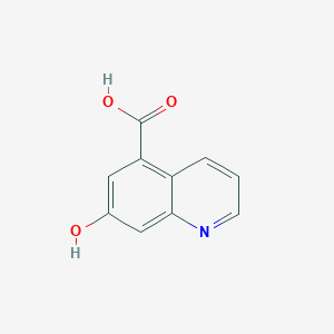7-Hydroxyquinoline-5-carboxylic acid chemical structure (CAS 1261767-85-4)
