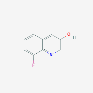 8-Fluoroquinolin-3-ol chemical structure (CAS 1261784-49-9)