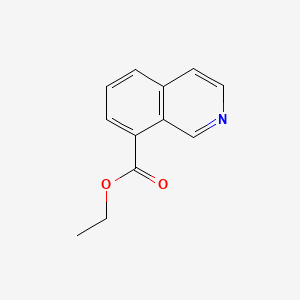 Ethyl isoquinoline-8-carboxylate chemical structure (CAS 1261871-20-8)
