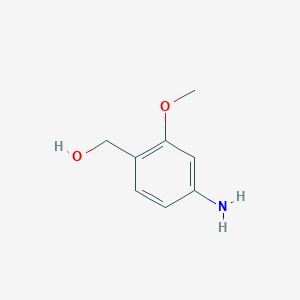 (4-Amino-2-methoxyphenyl)methanol chemical structure (CAS 1261873-18-0)