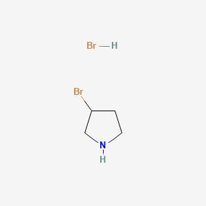 3-Bromopyrrolidine hydrobromide chemical structure (CAS 1262769-75-4)