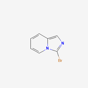 3-Bromoimidazo[1,5-a]pyridine chemical structure (CAS 1263057-86-8)