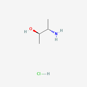 (2R,3S)-3-Aminobutan-2-ol hydrochloride chemical structure (CAS 126307-45-7)