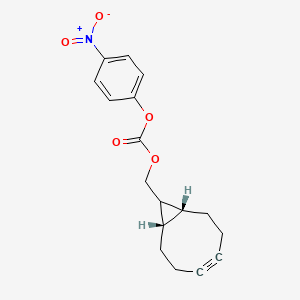 rel-((1R,8S,9s)-Bicyclo[6.1.0]non-4-yn-9-yl)methyl (4-nitrophenyl) carbonate chemical structure (CAS 1263166-91-1)