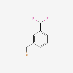 3-(Difluoromethyl)benzyl Bromide chemical structure (CAS 1263178-51-3)