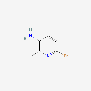6-Bromo-2-methylpyridin-3-amine chemical structure (CAS 126325-47-1)