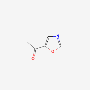 1-(Oxazol-5-yl)ethan-1-one chemical structure (CAS 1263378-07-9)