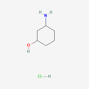 3-Aminocyclohexanol hydrochloride chemical structure (CAS 1263378-29-5)