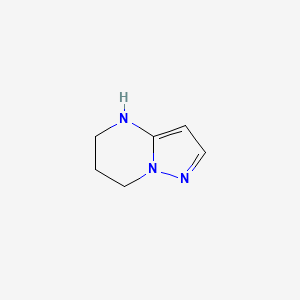 4,5,6,7-Tetrahydropyrazolo[1,5-a]pyrimidine chemical structure (CAS 126352-69-0)