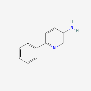 6-Phenylpyridin-3-amine chemical structure (CAS 126370-67-0)