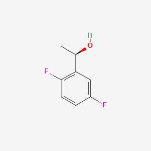 (R)-1-(2,5-Difluorophenyl)ethan-1-ol chemical structure (CAS 126534-37-0)