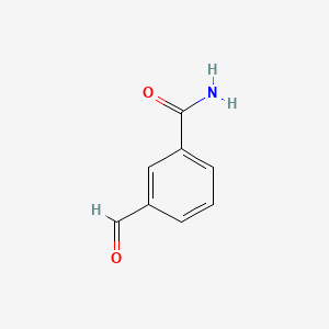 3-Formylbenzamide chemical structure (CAS 126534-87-0)