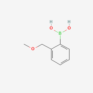 (2-(Methoxymethyl)phenyl)boronic acid chemical structure (CAS 126617-98-9)