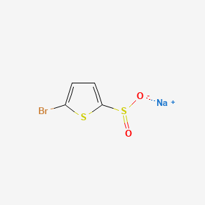 5-Bromo-2-thiophenesulfinic acid, sodium salt chemical structure (CAS 126715-04-6)