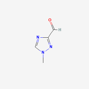 1-Methyl-1H-1,2,4-triazole-3-carbaldehyde chemical structure (CAS 126748-87-6)