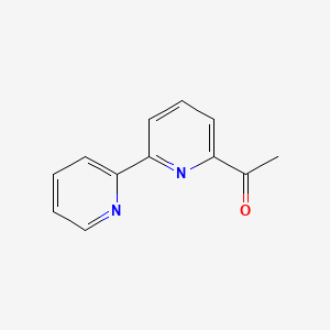 1-([2,2'-Bipyridin]-6-yl)ethanone chemical structure (CAS 126770-42-1)