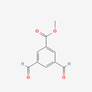 Methyl 3,5-diformylbenzoate chemical structure (CAS 126775-15-3)