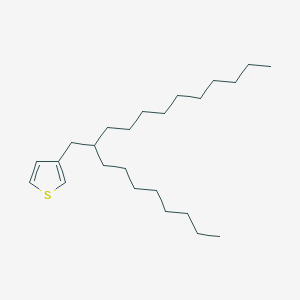 3-(2-Octyldodecyl)thiophene chemical structure (CAS 1268060-76-9)