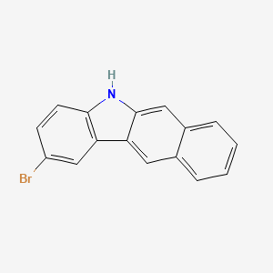 2-Bromo-5H-benzo[b]carbazole chemical structure (CAS 1268271-77-7)