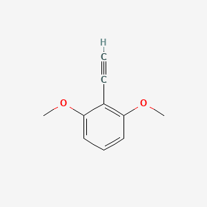 2-Ethynyl-1,3-dimethoxybenzene chemical structure (CAS 126829-31-0)